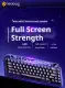LEOBOG AMG65 three mode smart screen customized mechanical keyboard, GASKET structure, hot plug, RGB dual screen video game keyboard. 