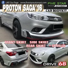 Pre Order Proton Saga 2019 Drive 68 Full Set Bodykit Eta 2021 11 30 Lazada