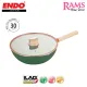 Endo Induction Botanical Cookware Collection Frying Pan with Lid / Wok Pan with Lid / Kitchenware / Dining / Fry Pan / Japanese Non Stick Pan / Kuali Non Stick / Kuali Tidak Melekat - 24cm / 30cm. 