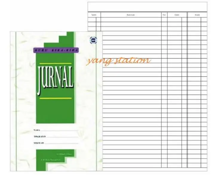 Jurnal Book A4 Account Buku Jurnal Buku Simpan Kira With Quality Cover Lazada