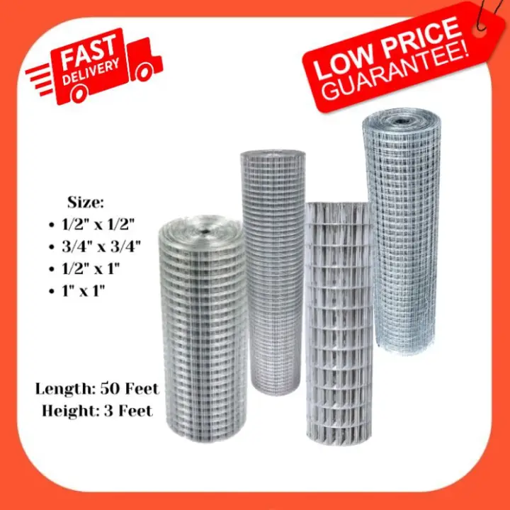 GALVANIZED BRC WELDED IRON WIRE MESH NET NETTING / DAWAI JARING WELDED MESH