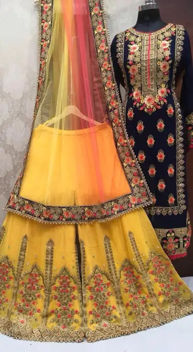 readymade plazo suit