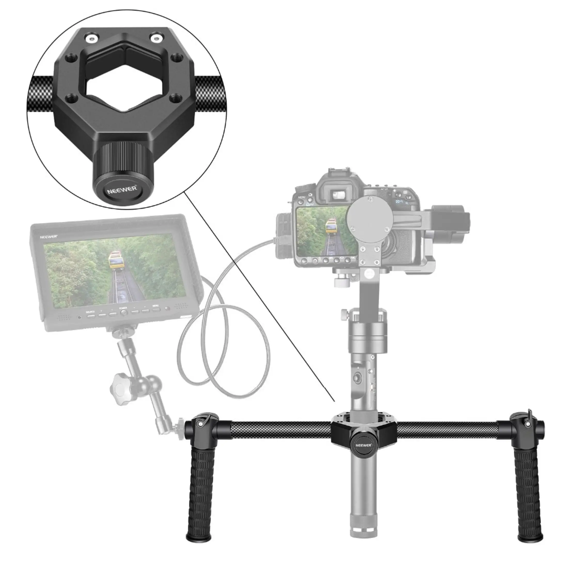 Neewer Carbon Fiber Dual Handle Grip Holder Diameter Adjustable 25 45mm For Zhiyun Crane 2 Crane V2 Crane Plus Crane Crane M Lazada Indonesia Neewer Carbon Fiber Dual Handle Grip Holder Diameter Adjustable 25 45mm For Zhiyun Crane 2 Crane V2 Crane Plus Crane Crane M Lazada Indonesia