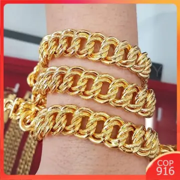 Beli Emas 916 Original Gelang Pada Harga Terendah Lazada Com My