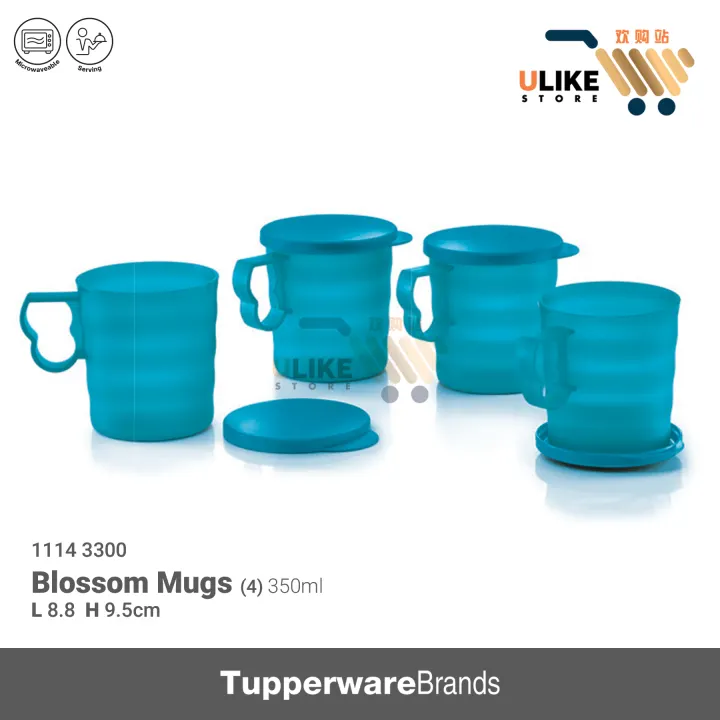 Tupperware Blossom Mugs