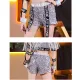 LOLANTA Girls ชุดเต้นเพลงแจ๊สชุดสตรีทโมเดิร์นชุดแฟชั่นเด็ก Glitter สีเงินเลื่อมเสื้อครอปและกางเกงขาสั้นเด็กฮิปฮอปแดนซ์ชุดสวมใส่แสดงบนเวที. 