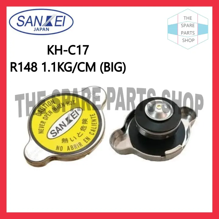 SANKEI RADIATOR CAP R148 KH-C17 / PENUTUP TANGKI AIR KERETA 1PCS 