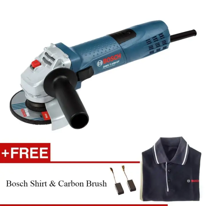 Bosch Gws 7 100 Et 4 Variable Speed Angle Grinder Professional Lazada