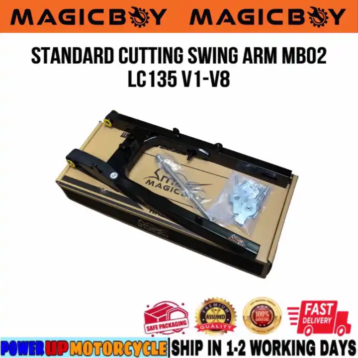 ( +2 INCH ) LC135 LC 135 4S V1 V2 V3 V4 V5 V6 V7 V8 FI MAGIC BOY MB02 STD STANDARD CUTTING ALLOY SWING ARM