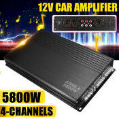 4 Channel 5800W Car Power Amplifier - Super Bass Audio