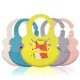 Baby Feeding Set Silicone Baby Plate Set Safe Infant Cute Silicon Bib Suction Bowl Cup Spoon Forks Feeding Set Essentials For Babies & Toddlers Children, Waterproof, Soft, Unisex. 