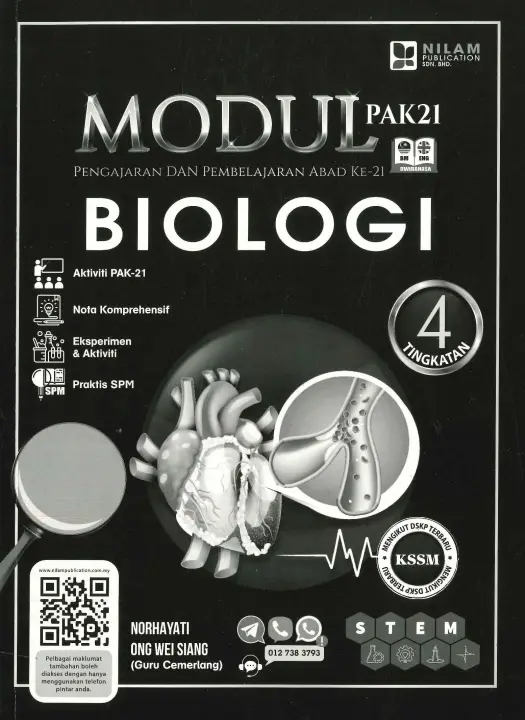 2021 Modul Pak21 Biology Tingkatan 4 Kssm Dwibahasa Lazada