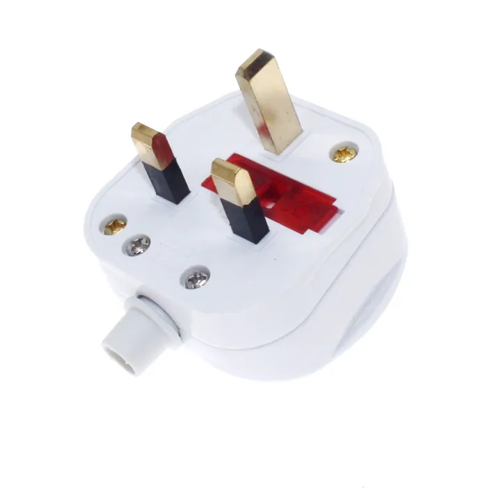 Uk 3 Pin Switch 250v 13a Ac Power Plug With Switch Male Electrical Socket Fused Connect Cord Overload Protection Adapter Lazada Singapore
