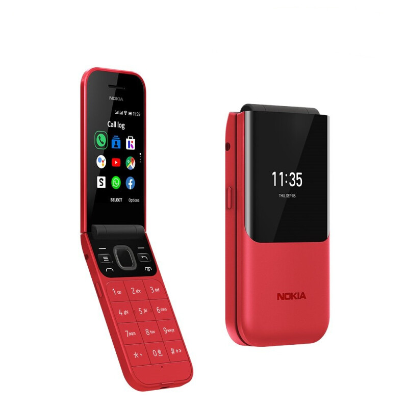 Original for nokias 2720 gsm mobile phone 2g dual sim card flip cover phone with camera support memory card phone for the elderly