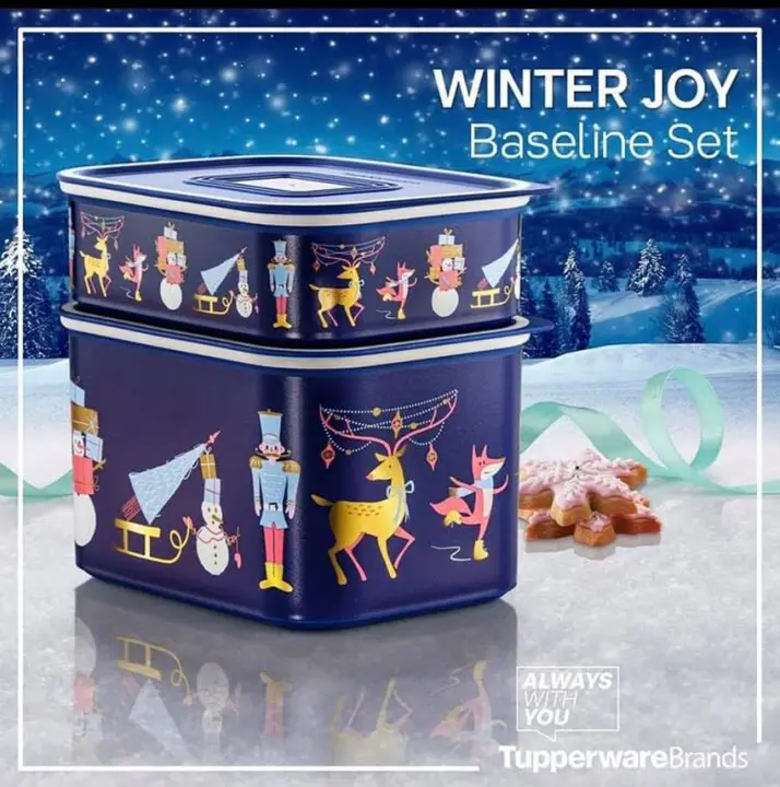 Tupperware Winter Joy Baseline Set (2pc)