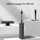 VR Connector Mini Camera Adapter For PS5 PS4 Game Console Male To Female Adapter Cable USB 3.0 PSVR To PS5 Cable Adapter. 