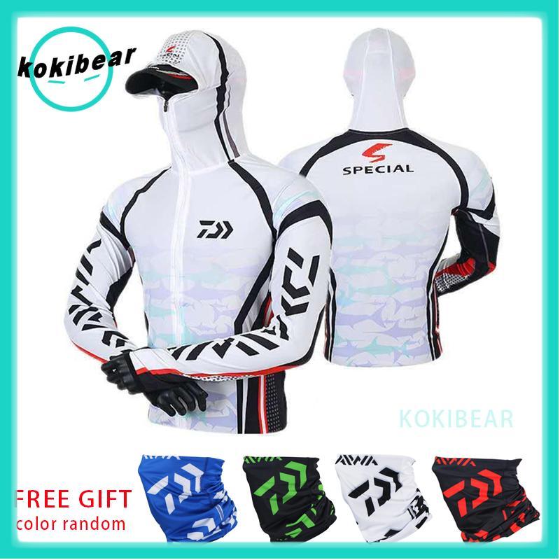 Áo khoác câu cá daiwa áo câu cá quần áo câu cá với khăn daiwa miễn phí