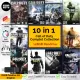 Call of duty full collection in |128gb original pendrive full package easy to install action game pc game fighting game best game for laptop pc desktop 10 games in one USB offline version gta. 