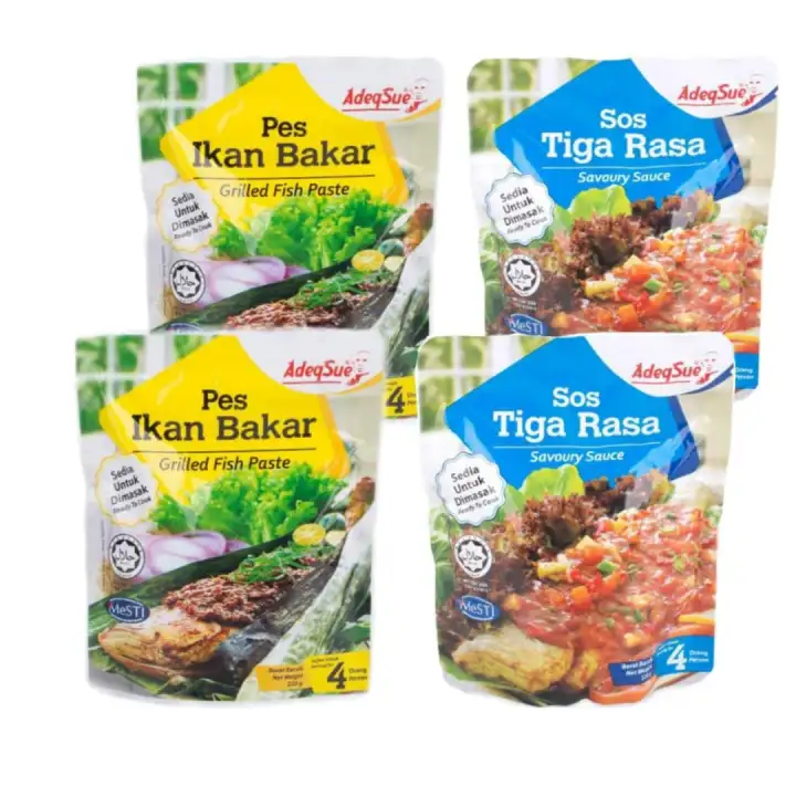 COMBO PACK ADEQSUE (PES IKAN BAKAR DAN SOS TIGA RASA)
