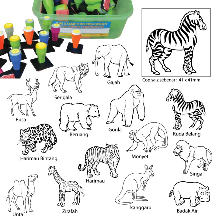 Cop Haiwan Liar 14 Pcs Lazada