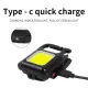 Teeker 500 Lumens Mini LED Working Light Portable Pocket Flashlight USB Rechargeable Key Light Lantern Camping Outside Hiking COB Lantern. 