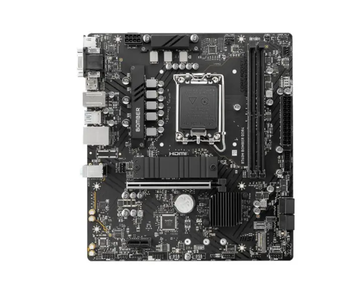 # MSI B760M BOMBER [ DDR4 / DDR5 ] mATX Intel Motherboard # LGA 1700