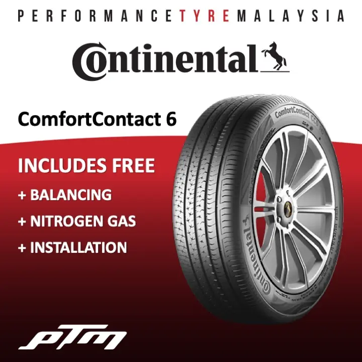 Continental Comfort Contact 6 Cc6 185 60r15 Toyota Vios Prius C Volkswagen Polo Free Installation Delivery Tayar Tire Lazada