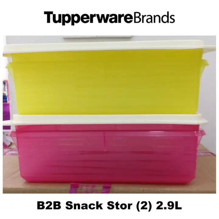 Tupperware B2B Snack Stor (2) 2.9L