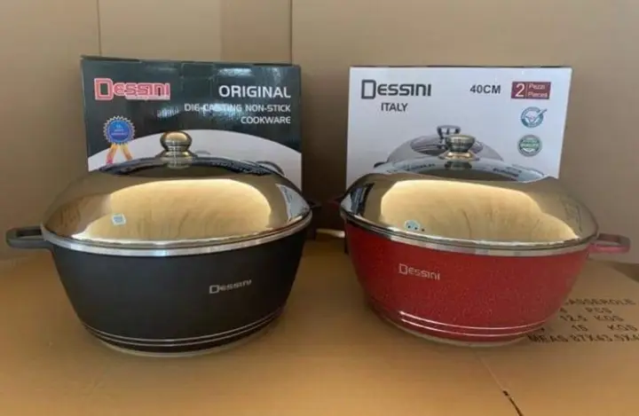 Dessini Periuk Rendang Original 40cm Half Glass Lazada