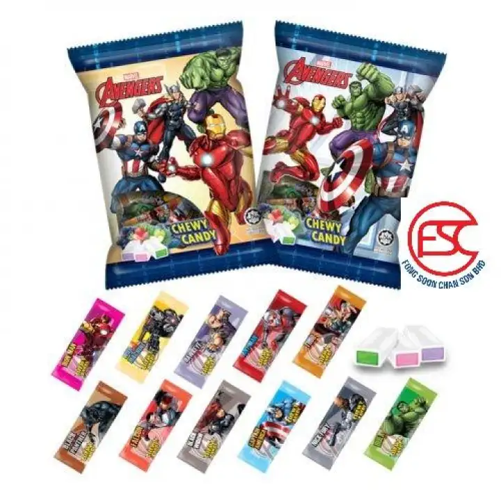 Fsc Ylf Marvel Avengers Assorted Chewy Candy 120gm Lazada