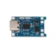 Type-c/Micro USB 5V 1A 18650 TP4056 Lithium Battery Charger Module Charging Board With Protection Dual Functions 1A Li-ion. 