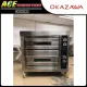 [ OKAZAWA ] Gas Oven 2 Deck 4 Tray Commercial Gas Oven 20-400℃ 4 Pcs Tray With Timer Function GVL24. 