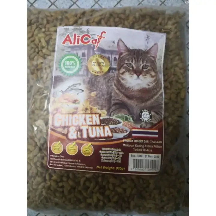 Makanan Kucing Murah 900g AliCat Chicken u0026 Tuna (Mother u0026 Baby Cat 