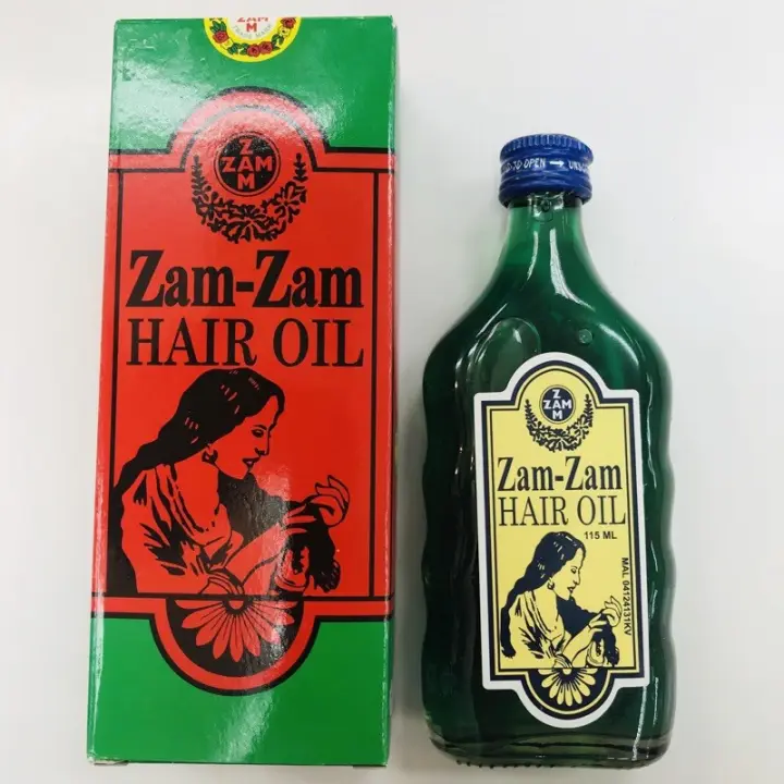 Zam Zam Hair Oil Minyak Rambut Lebatkan Dan Hitamkan Rambut Lazada