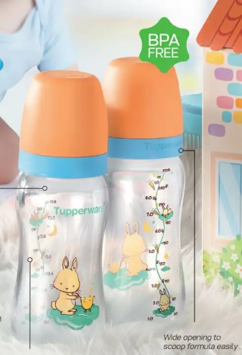 Tupperware Baby Bottle (2) 9oz