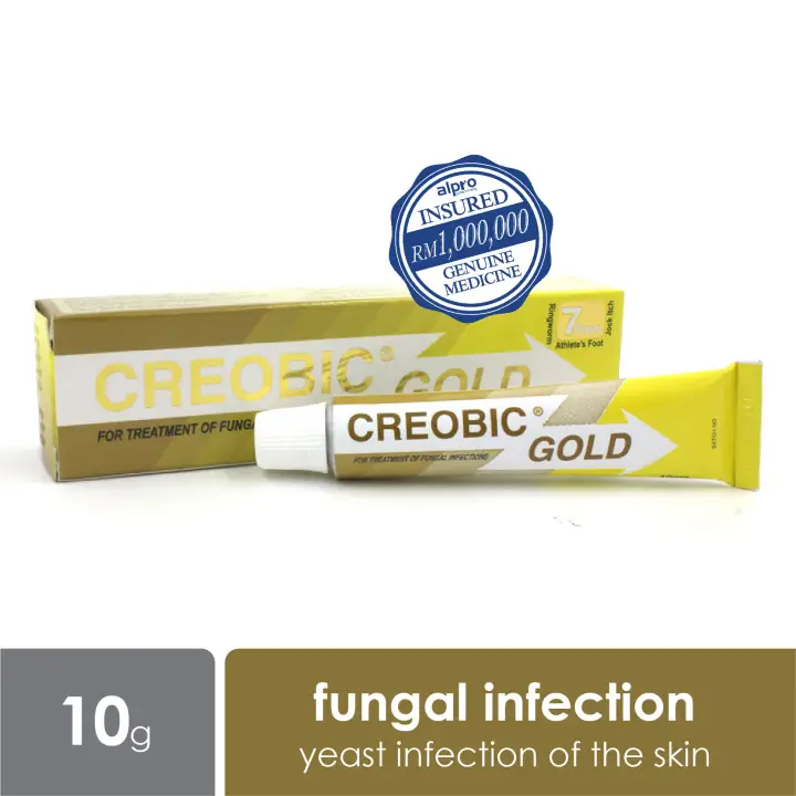 Alpro Pharmacy Creobic Gold Cream 10g Fungal Yeast Infection Of The Skin Lazada