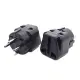 ISRAEL Travel Adapter 2-ways Outlet Power Plug, AU/ US/EU/UK to Israeli 3 Pin Grounded Plug Adaptor 10A 250V. 