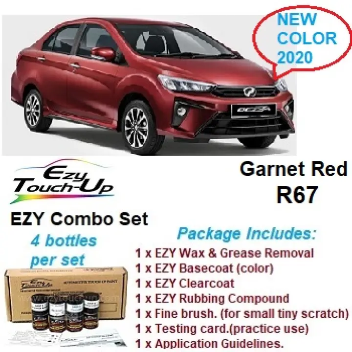 Perodua Bezza Original Touch Up Paint Ezy Combo Set Car Touch Up Paint Scratch Remover Calar Kereta Lazada