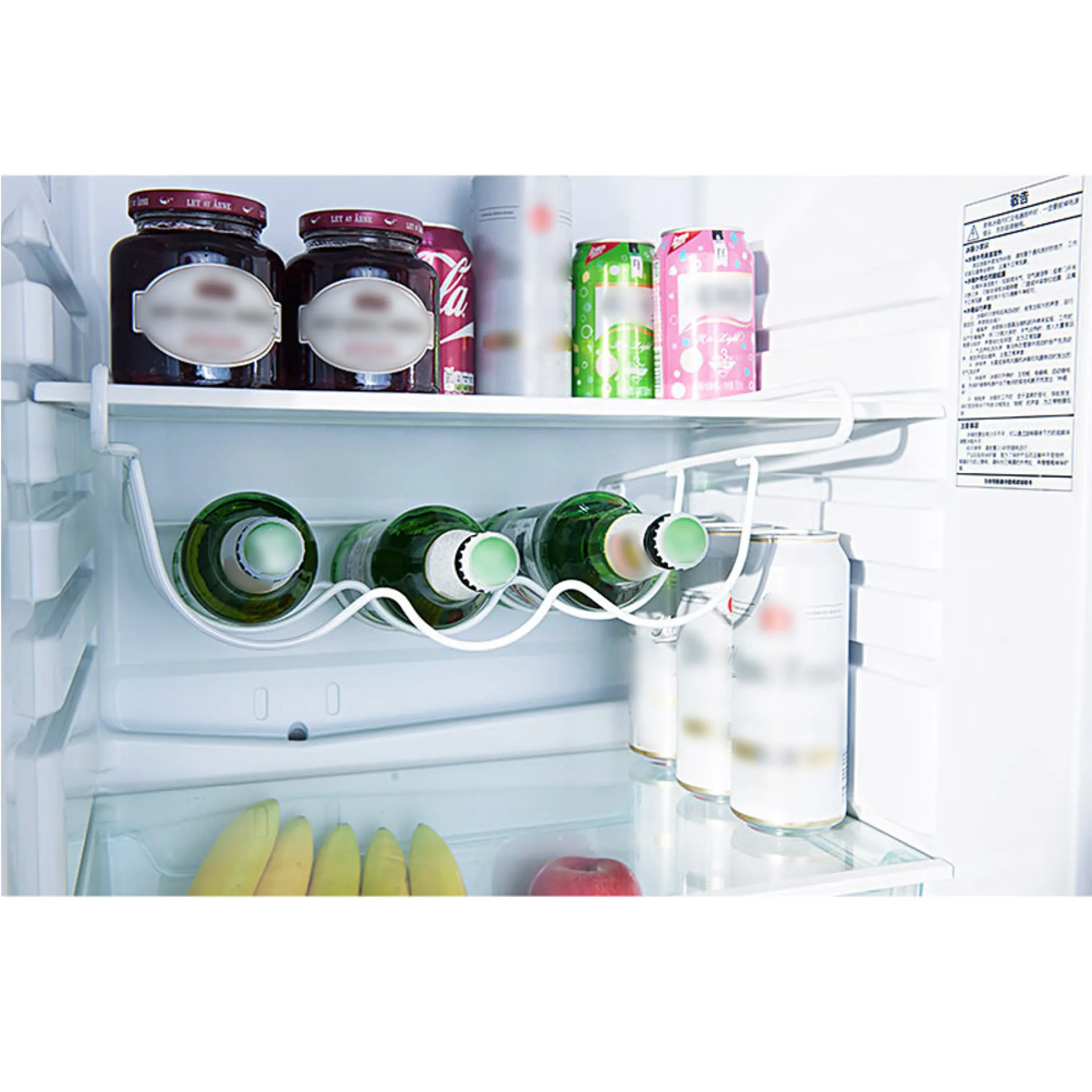 Wrought Iron Refrigerator Beer Bottle, Beer Storage Shelves