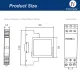 Plug-In Signal Isolator Input 4-20mA 0-5V Output 0-10V 4-20mA Current Voltage Signal Transmitter DC 24V Power Supply. 