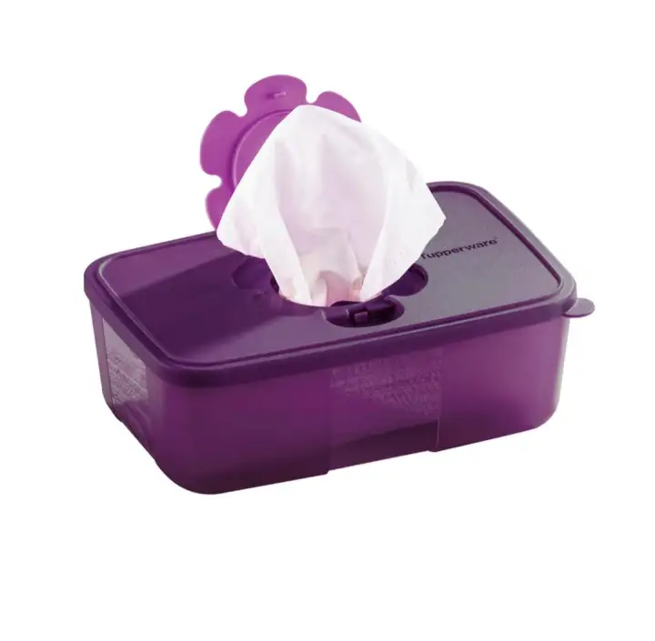 Tupperware Tissue Box Royale Purple - 1 pc