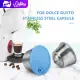【i Cafilas】[YD-D1] Viên Nén Cà Phê Cho Dolce Gusto Cốc Lọc Bằng Thép Không Gỉ Tái Sử Dụng Không Crema Cho Nescafe Cofee Machine OBLO,Circolo,LUMMIO,PICCOLO XS,Mini Me, Genio. 
