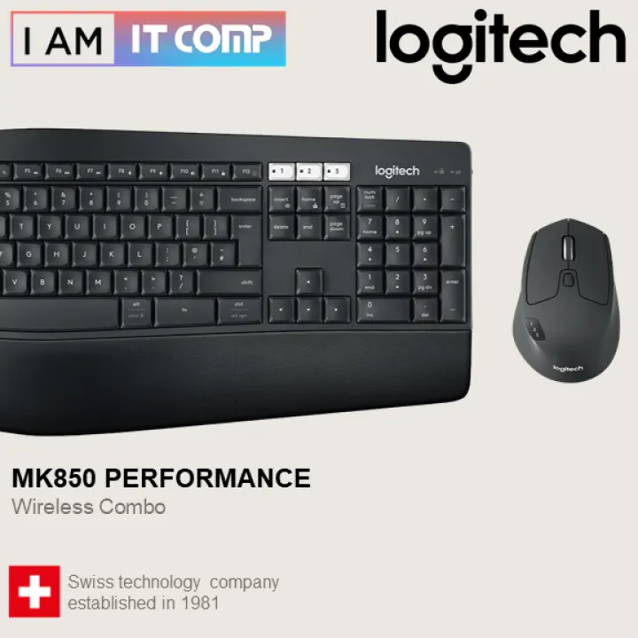 Logitech MK850 Performance Wireless Keyboard and Mouse Combo