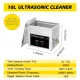 Ultrasonic Cleaner 0.8L 2L 3.2L 4.5L 6.5L 10L 15L 22L 30L Bath With Basket Ultrasonic Cleaning Digital Degas Heating Timer. 