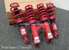 Proton Inspira Mitsubishi Lancer Gt Gab Se Series Fully Adjustable Suspension Coilovers Lazada