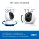 TP-LINK Tapo C220 Network 4MP Fixed 4mm Lens H.264 Motion Detection and Notifications, Sound and Light Alarm, Remote Control, Two-Way Audio, Voice Control 2.4 GHz Pan/Tilt Home Security Wi-Fi Bullet Camera. 
