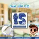 🌻READY DESIGN🌻 FRAME LOGO TS25 - PROGRAM TRANSFORMASI SEKOLAH (CANVAS/TARPAULIN WITH PINE WOOD FRAME). 