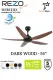 REZO Mercury 32"/ 42"/56" DC Motor Remote Control Ceiling Fan 9speed / Kipas Siling Remote Control. 