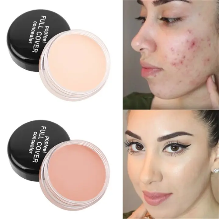 WOOLOVE Facial Makeup Concealer Cream Full Cover Smudge Hide Smudge Eye Contour Lip Color Correction Liquid Foundation Concealer Cream