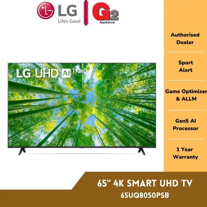 Lg 65 65uq8050psb Series 4k Smart Uhd Tv With Ai Thinq [ready Stock